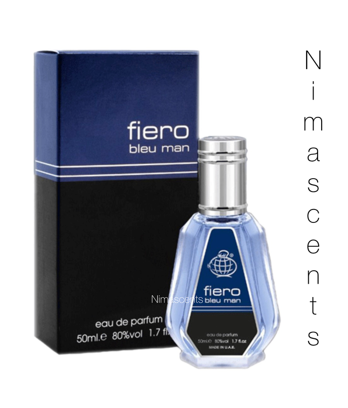 ادکلن مردانه فراگرنس ورد فیرو بلو من (Fragrance Fiero Bleu Man) 50 میل