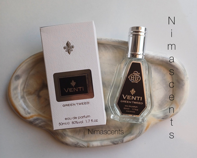 ادکلن مردانه ونتی گرین تویید فرگرانس ورد 50 میل | Venti Green Tweed | مشابه گرین آیریش تویید