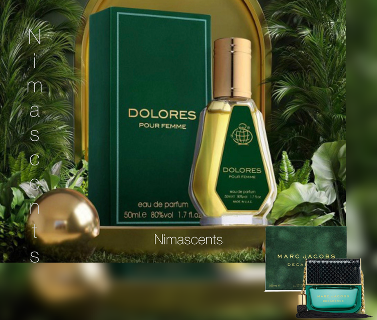 ادکلن زنانه مارک جاکوبز دکادنس فراگرنس ورد دولورس پور فمی (Fragrance World Marc Jacobs Decadence) 50 میل