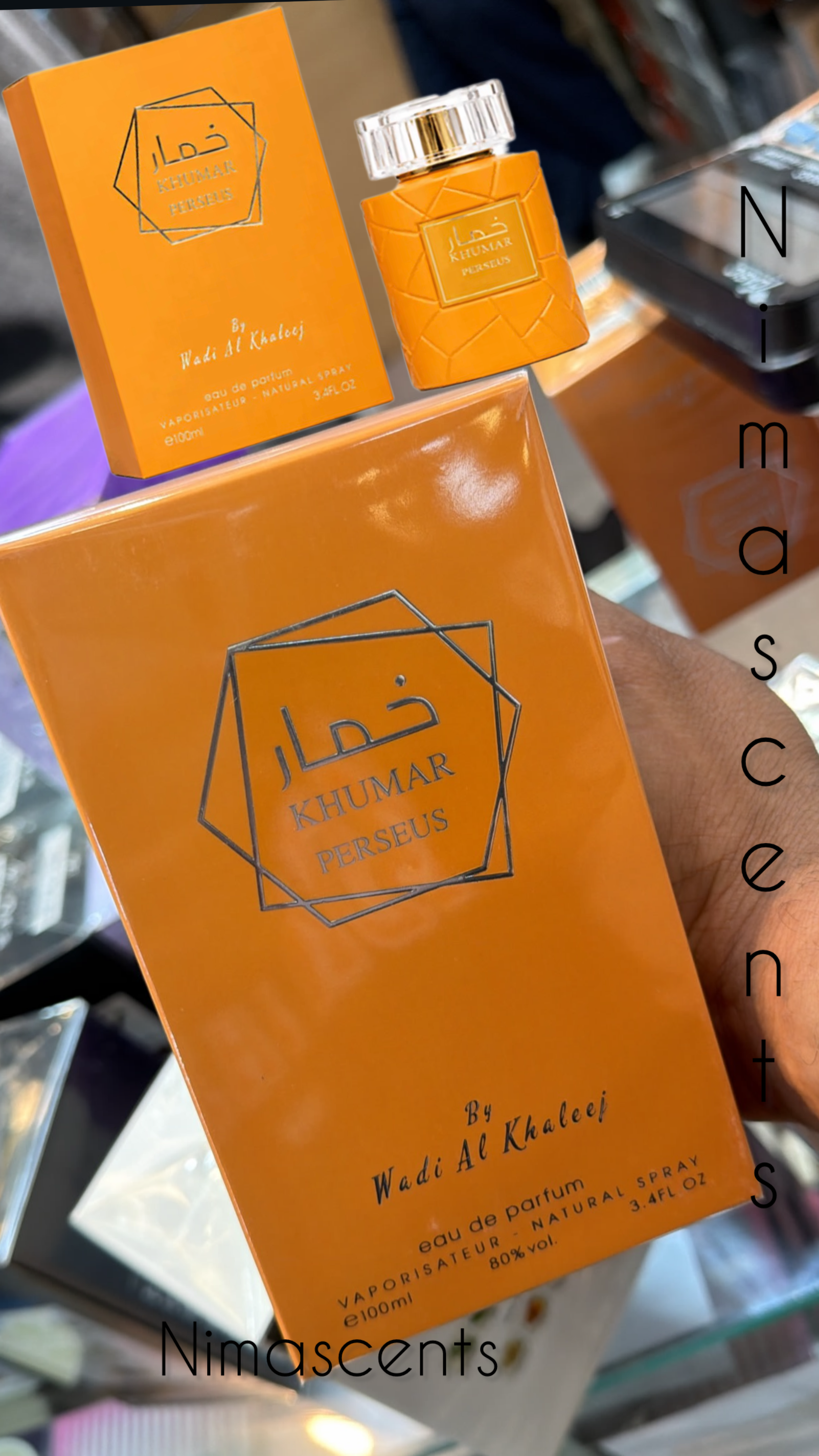 ادکلن وادی الخلیج مدل خمار پرسیوس مشابه مارلی پرسیوس 100 میل